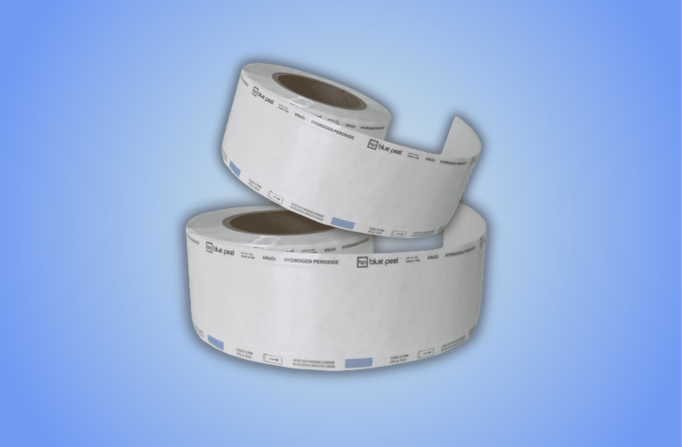 Bobina Tyvek® Pelável VH2O2 | Blue Peel Bobina pelável de Tyvek® para esterilização com peróxido de hidrogênio