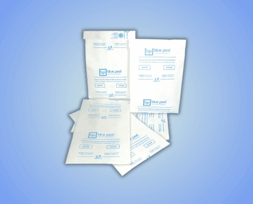 Medical grade paper sterilization bags with chemical indicators