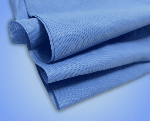 Medical grade non-woven fabric for sterilization wrapping